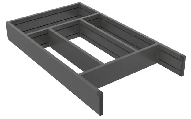 FLEX ram insats 500 NP, mörkgrå